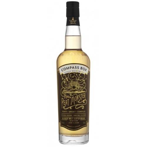 9512005b3991715cad5d08246a19d369fba93b8ae39304aae7c08c52d9eb0d37 Compass Box Peat Monster 92 Pf - 750ml - Image 1