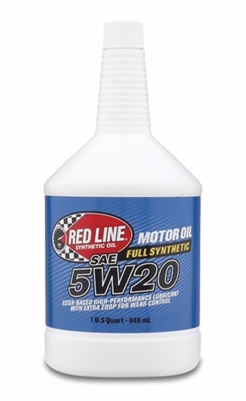 Red Line 15204 5W-20 Synthetic Oil, 1 Quart, Pack of 12